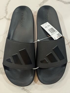 adidas Black Adilette Shower Slide